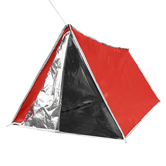 LYN Emergency Survival Tube Tent for Camping First Aid Kits Waterproof Fireproof All Weather Survival Shelter