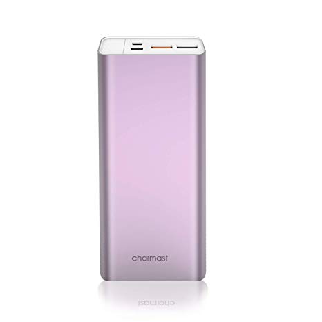 20800mAh Portable Charger, Slim 18W USB C Power Bank with Power Delivery & Quick Charge 3.0 Battery Pack Compatible Nintendo Switch, iPhone Xs XR X 8, MacBook/New Type-C iPad Pro/MacBook Air (Purple)