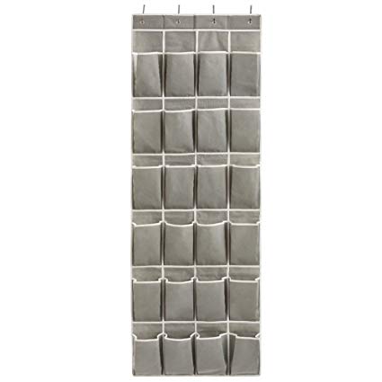 EZOWare 24 Pockets, Over The Door Multipurpose Shoe Hanging Organizer for Pantry, Closet, and Bathroom