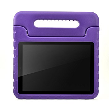 Samsung Galaxy Tab A 9.7 Kids Case-ANMANI Light Weight Kids Friendly Super Protective Shock Proof Convertible with Handle Stand Case for Samsung Galaxy Tab A 9.7-Inch T550 Tablet Purple