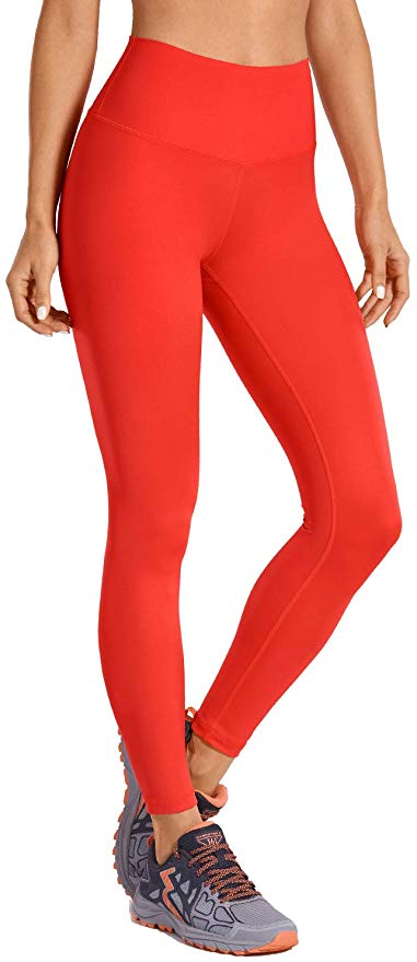 CRZ YOGA Women's Compression Leggings Hugged Feeling Tummy Control Workout Leggings 25 inches