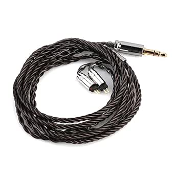 Linsoul Tripowin Mirage 30AWG OCC HiFi IEM Cable for In Ear Monitor for 7hz Zero Dioko T2 T3 PLUS Wan'er Cadenza QKZ HBB (2pin-0.78mm, 3.5mm)