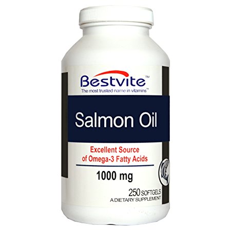 Salmon Oil 1000mg (250 Softgels)