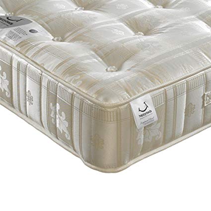 Orthopaedic 1000 Pocket Sprung, Happy Beds Majestic Medium Tension Mattress - 4ft Small Double (120 x 190 cm)