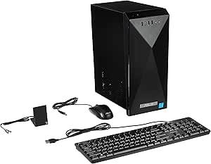 ASUS S500MC Desktop PC, Intel Core i5-11400, 16GB DDR4 RAM, 512GB PCIe SSD, WiFi 5, TPM 2.0, Windows 11 Home, Black, S500MC-DH504