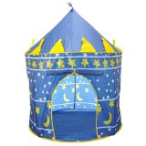 SySrion Boys Blue Prince Castle Play Tent for Kids - Indoor  Outdoor