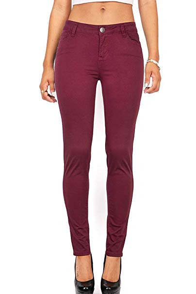 Celebrity Pink Womens Juniors Mid-Rise Jeggings Fit Skinny Pants