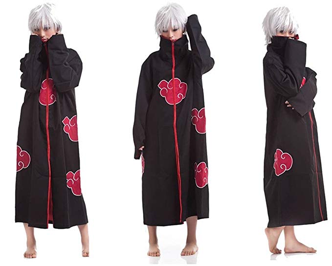 HiRudolph Cosplay Akatsuki Orochimaru Uchiha Madara Sasuke Itachi Costume Cloak Uniform