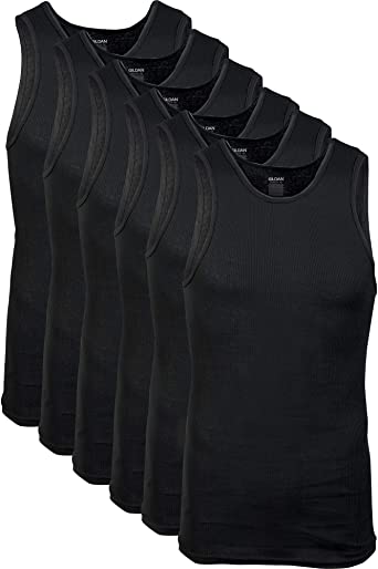 Gildan Mens A-Shirts Tanks Multipack