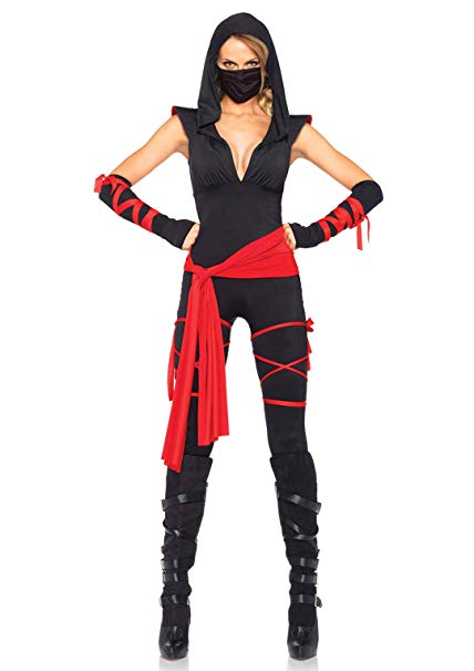 Leg Avenue Women's 5 Piece Deadly Ninja Costume