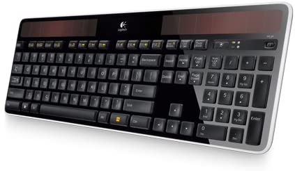 Logitech Solar Wireless Keyboard. K750 Wireless Solar Keyboard 2.4GHZ KEYB. USB - Black - English (Canada) - Pack of 1