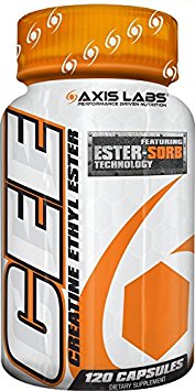 Axis Labs Creatine Ethyl Ester, 120 Capsules