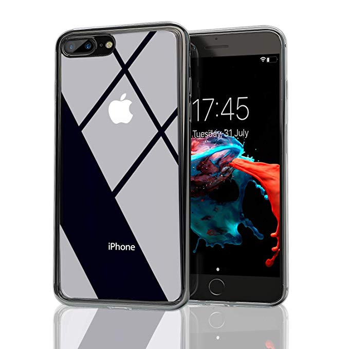 iPhone 7 Plus Case | iPhone 8 Plus Case | Transparent Clear Case | Soft TPU Bumper Drop Protection | Wireless Charging | Compatible with iPhone 7 Plus /8 Plus