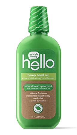 Hello Oral Care Hemp seed oil extra moisturizing mouthwash, 3 Count