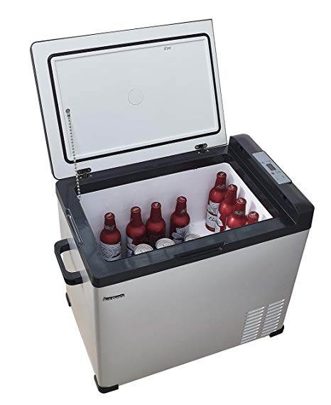 Ausranvik 48-Quart portable car refrigerator car fridge freezer - 12V/24V DC and 110V AC