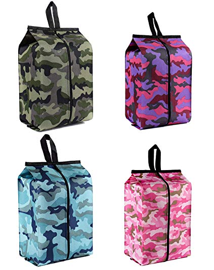 Travel Shoe Bags Nylon Waterproof Storage Bags with Handle for Men & Women