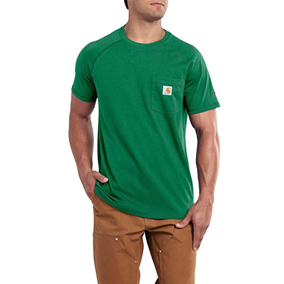 Carhartt Men's Force Cotton Delmont Short Sleeve T-shirt