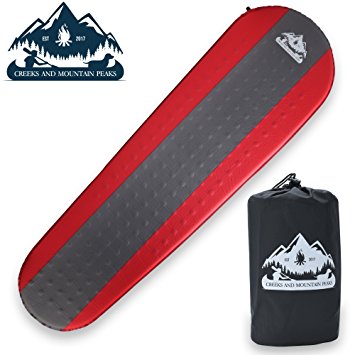Ultimate Self Inflating Sleeping Pad with Lightweight Foam Insulation - 4 Season All Weather Tested For Performance Hiking and Camping - Thick Padding Back Support for Superior Sleep