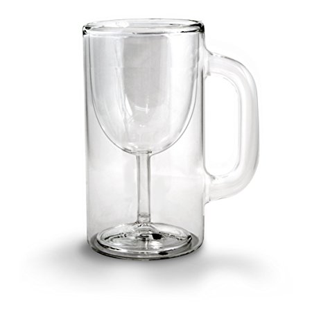 Fred & Friends WINESTEIN Double-Walled Stemware Mug