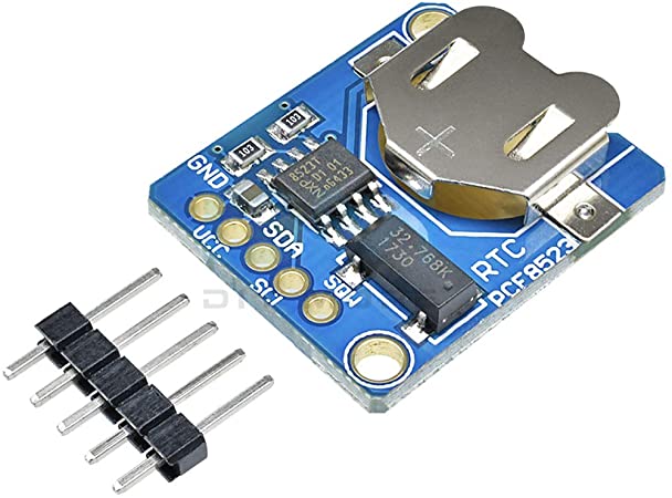 HiLetgo PCF8523 Real Time Clock RTC Breakout Module PCF8523 Real Time Clock Assembled Breakout Board 3.3V 5V Time Clock for Arduino