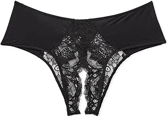 Victoria's Secret Lace Trim T Back Cutout Cheeky Panty, Underwear for Women (XS-XXL)