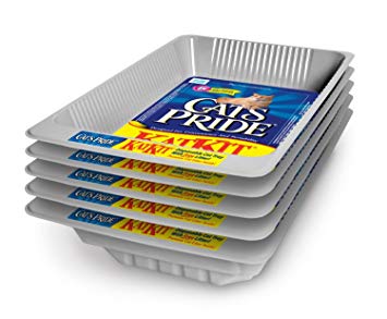 Cat's Pride KatKit Disposable Trays, Includes Litter