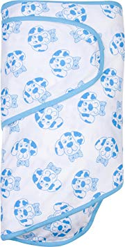 Miracle Blanket Baby Swaddle, Bowtie Dog
