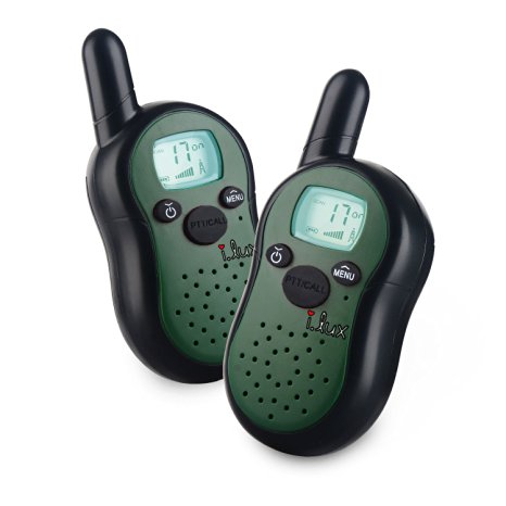 Walkie Talkies Easy To Use and Kids Friendly 3 Mile Rang 2 Pack 100%! (Green)