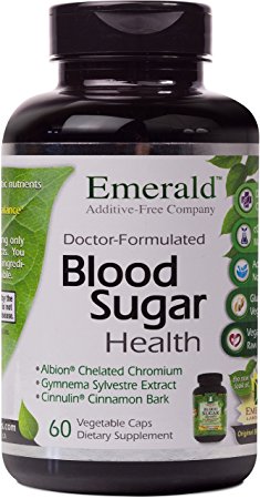 Emerald Laboratories - Blood Sugar Health - with Gymnema Sylvestre & Cinnamon Bark - 60 Vegetable Capsules