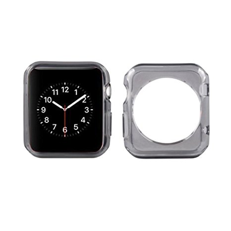 Transparent Color Tpu Case For Apple Watch 42Mm Perfect Match And Fashion For Iwaqtch Case Color Black