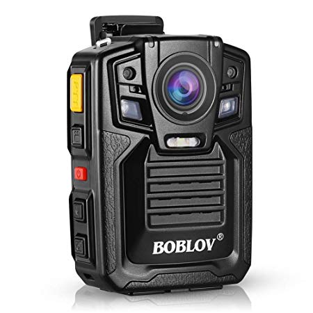 Body Worn Camera with Audio, BOBLOV 1926P Police Body Cameras for Law Enforcement, Security Guard, Waterproof Body Mounted Cam DVR Video IR with Night Vision, 170° Wide Angle 【Built in 128GB】
