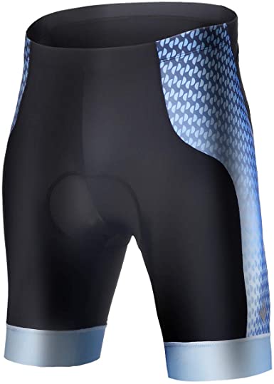 Men's Bike Cycling Shorts with 4D Sponge Gel Padded,Cycling Bicycle Underwear Pants,High-Elasticity,Breathable,Quick-Dry
