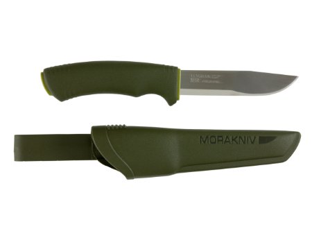 Morakniv Bushcraft Forest Fixed Blade Outdoor Knife with Sandvik Stainless Steel Blade, 4.3-Inch