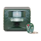 Yard Sentinel RC - Ultrasonic Outdoor Animal Pest Repeller with Motion Detector 4 Key Remote - Repels Rodents and Insects Includes Extension Cord