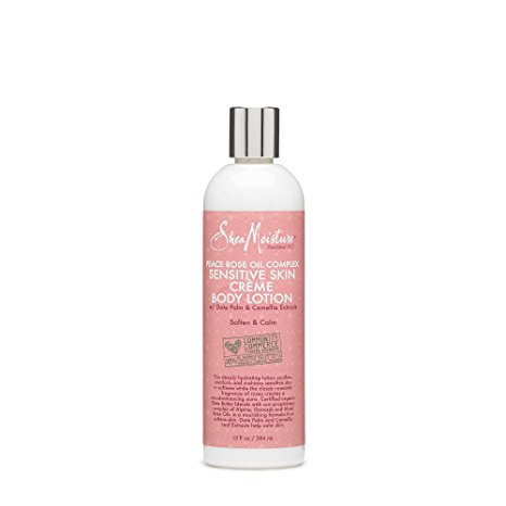 Shea Moisture Peace Rose Oil Complex Sensitive Skin Creme Body Lotion