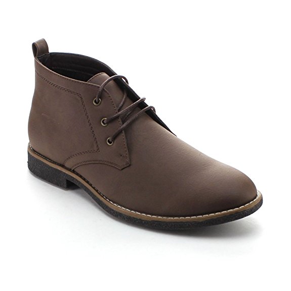 Arider Cooper-03 Men's High-Top Lace Up Chukka Ankle Booties