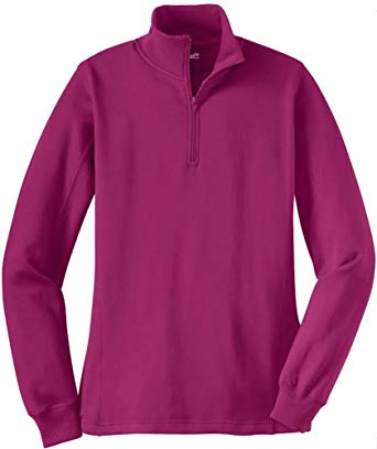 Ladies Soft & Cozy Athletic 1/4-Zip Sweatshirts in Sizes XS-4XL