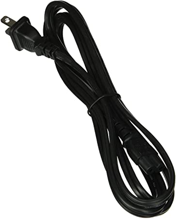 C&E Universal 2 Slot to Standard Non-Polarized Power Cord, Black M03904