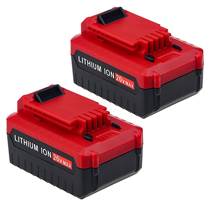 Dosctt 2 Pack 4.0Ah PCC685LP PCC680L Replace for Porter Cable 20v Lithium Battery PCC685L PCC682L Cordless Power Tool Batteries