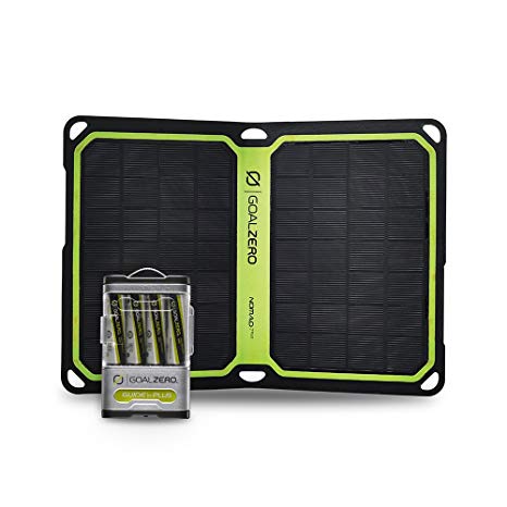 Goal Zero Guide 10 Plus Solar Recharging Kit with Nomad 7 Plus Solar Panel