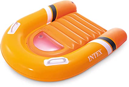 Intex Surf Rider Inflatable Pool Float Boogie Board Bodyboard for Kids Swimming Pool Floating Toys, Learn to Swim Water Surf Board