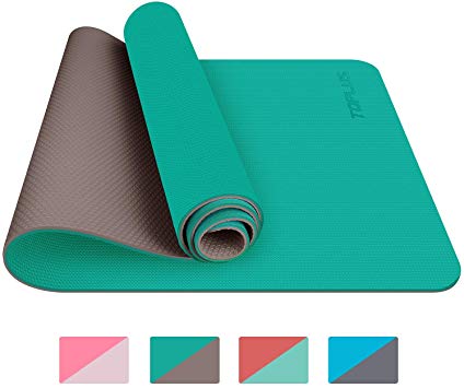 TOPLUS Yoga Mat, Classic Pro Yoga Mat TPE Eco Friendly Non Slip Fitness Exercise Mat with Carrying Strap-Workout Mat for Yoga, Pilates and Gymnastics 183 x 61 x 0.6CM