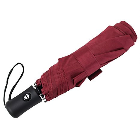 Zeraca Windproof Mini Compact Auto Open close Travel Umbrella