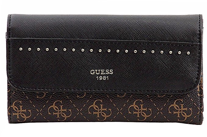 Guess Women's Hailey Slim Clutch Tri-Fold Wallet