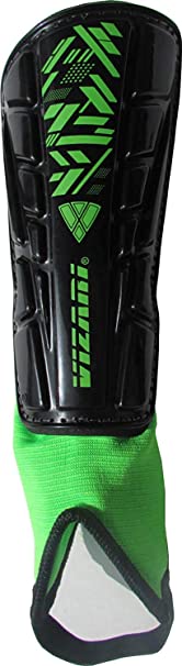 Vizari Malaga Soccer Shin Guards for Kids | Soccer Gear for Boys Girls | Protective Soccer Equipment | Adjustable Straps