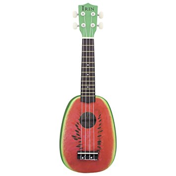 Robolife IRIN 21 inch 4 String Hawaii Basswood Ukulele Watermelon Mini Guitar Musical Instrument