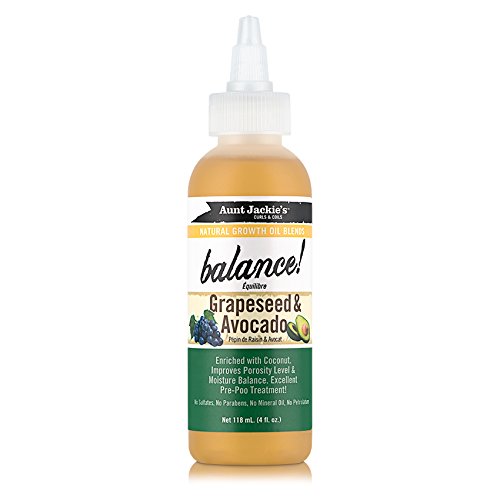 Aunt Jackie's Balance Grapeseed & Avocado Oil - 4 oz