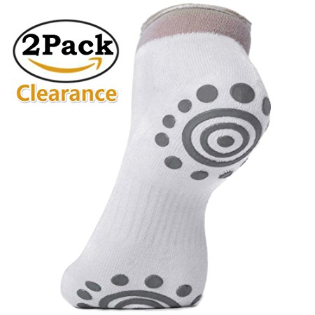 DubeeBaby Yoga Socks, Women’s Non Slip Anti-Skid Pilate Grip Socks(SUN SERIES)