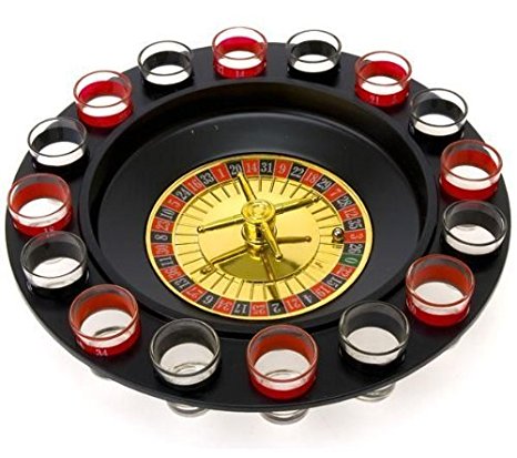 Drinking Roulette incl. 16 shot glasses