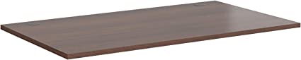 Allcam UK-made MFC Desk-top 1600x800 mm for home office standing desk frames w/Cable Holes  Grommet Covers inWalnut